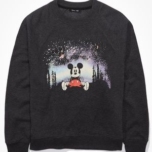 Disney X AE Mickey Mouse Super Soft Sweatshirt Top Sz M